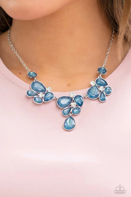 Everglade Escape - Blue - Paparazzi Necklace