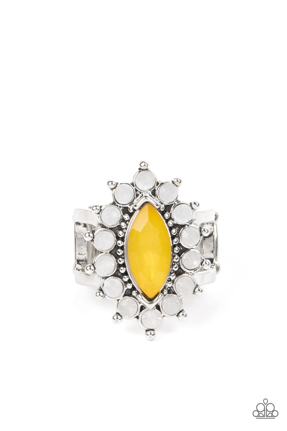 Everlasting Eden - Yellow Paparazzi Ring