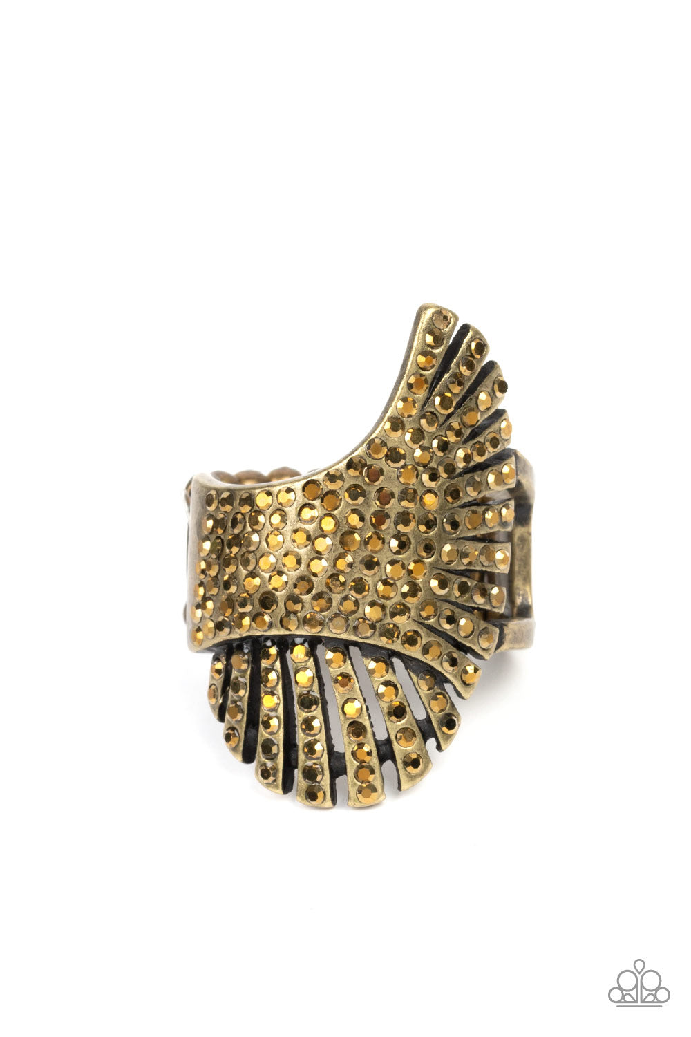 Express Your-SELFIE - Brass Paparazzi Ring