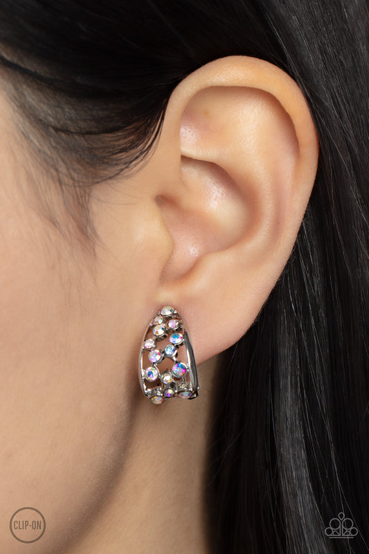 Paparazzi Extra Effervescent - Multi Earrings Clip-On