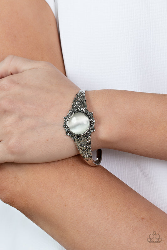 Extravagantly Enchanting - White Paparazzi Bracelet