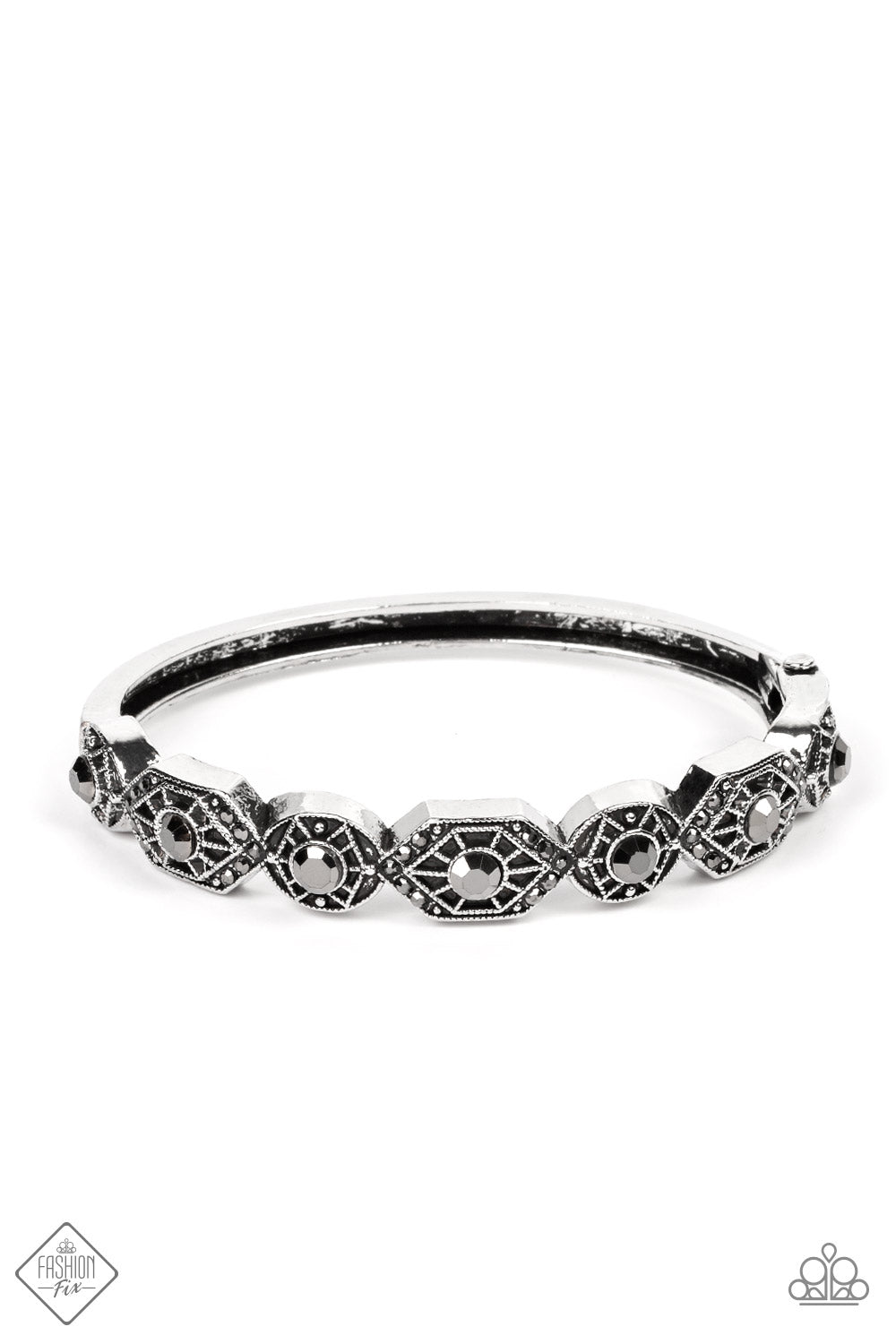 Eye-Opening Opulence - Silver Paparazzi Bracelet