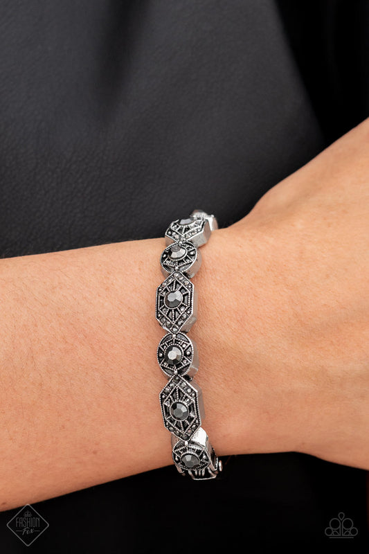 Eye-Opening Opulence - Silver Paparazzi Bracelet