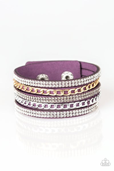 Fashion Fiend - purple - Paparazzi Bracelet