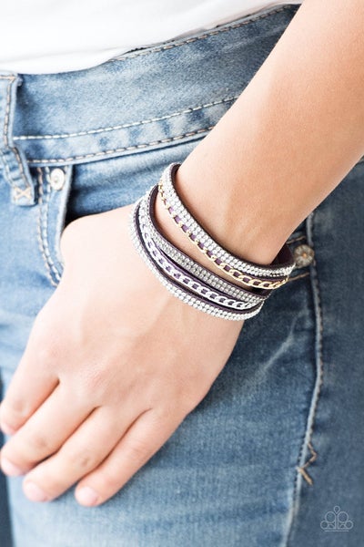 Fashion Fiend - purple - Paparazzi Bracelet