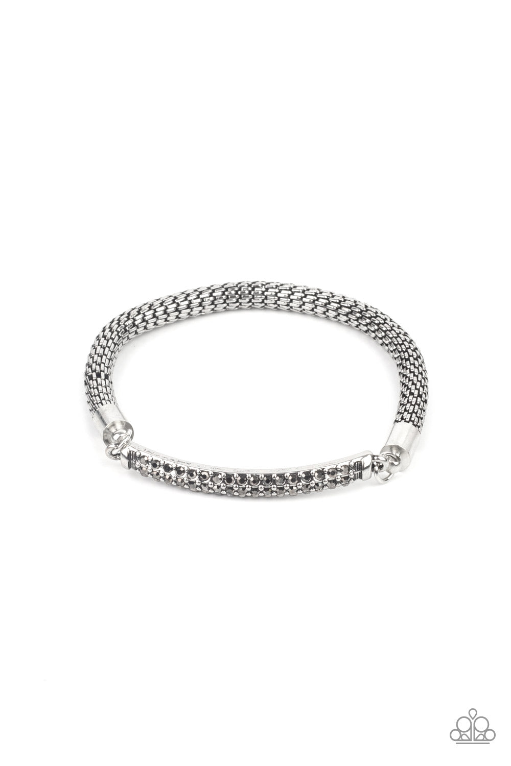 Paparazzi Fearlessly Unfiltered - Silver Bracelet