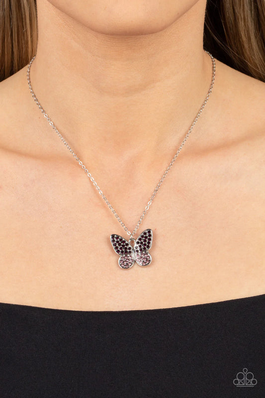 Flutter Forte - Purple Paparazzi Necklace