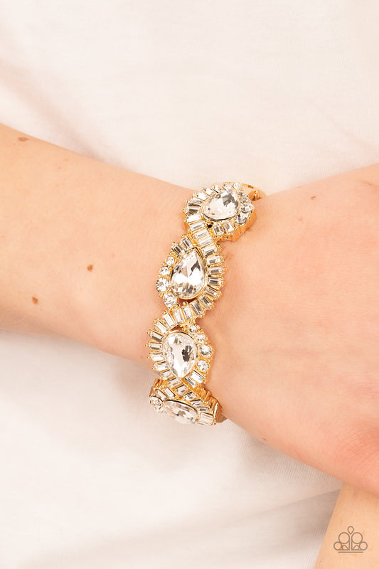 For the Win - Gold Paparazzi Bracelet