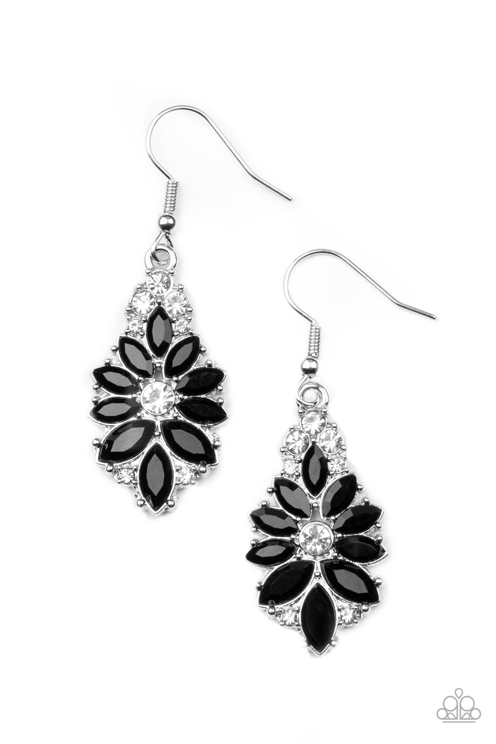 Gala Goddess - Black Paparazzi Earrings