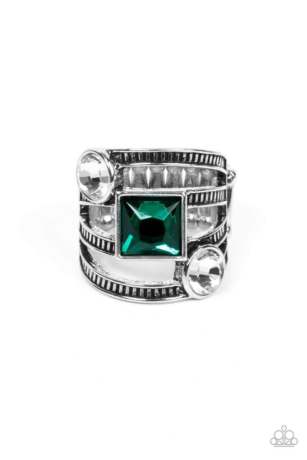 Galactic Governess - Green Paparazzi Ring