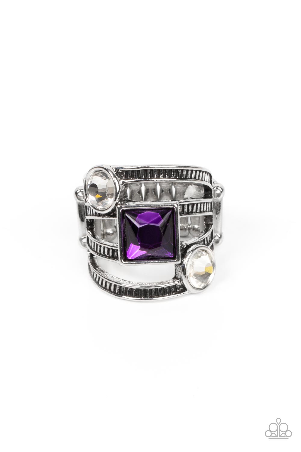 Galactic Governess - Purple Paparazzi Ring