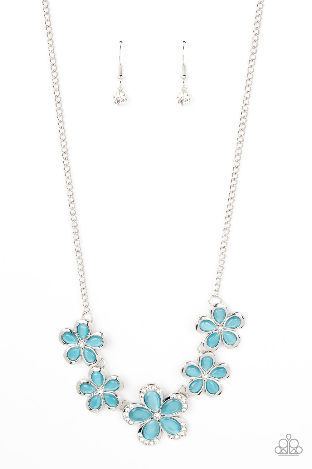 Paparazzi Garden Daydream - Blue Necklace