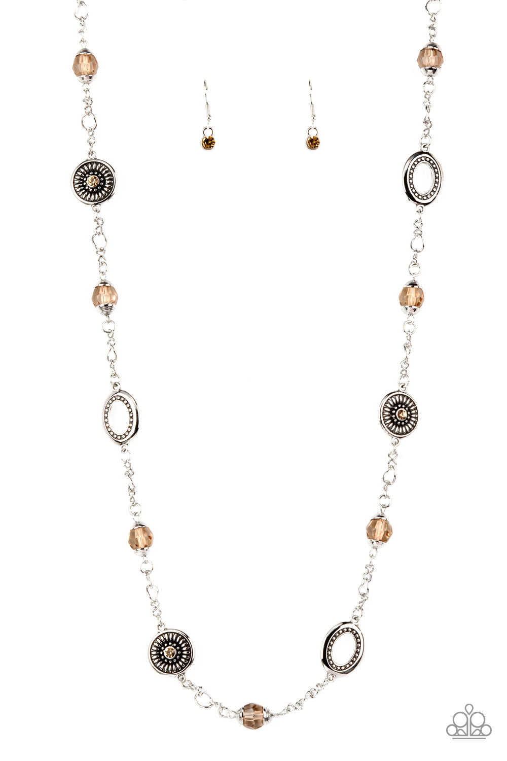 Glammed Up Goals - Brown Paparazzi Necklace