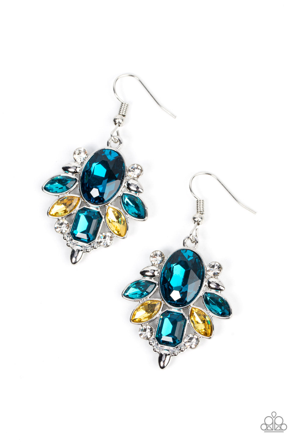 Glitzy Go-Getter - Multi Paparazzi Earrings