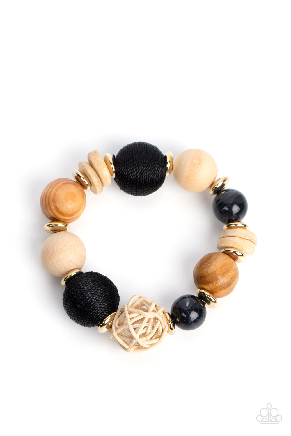 Happily Homespun - Black Paparazzi Bracelet