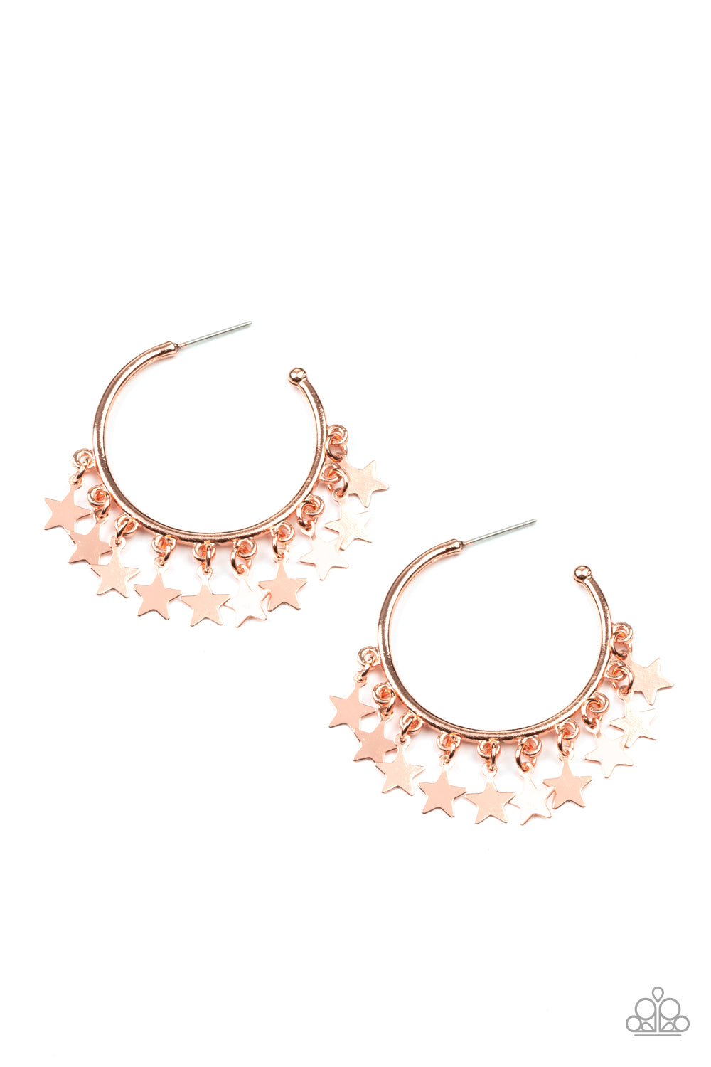 Happy Independence Day - Copper Paparazzi Earrings