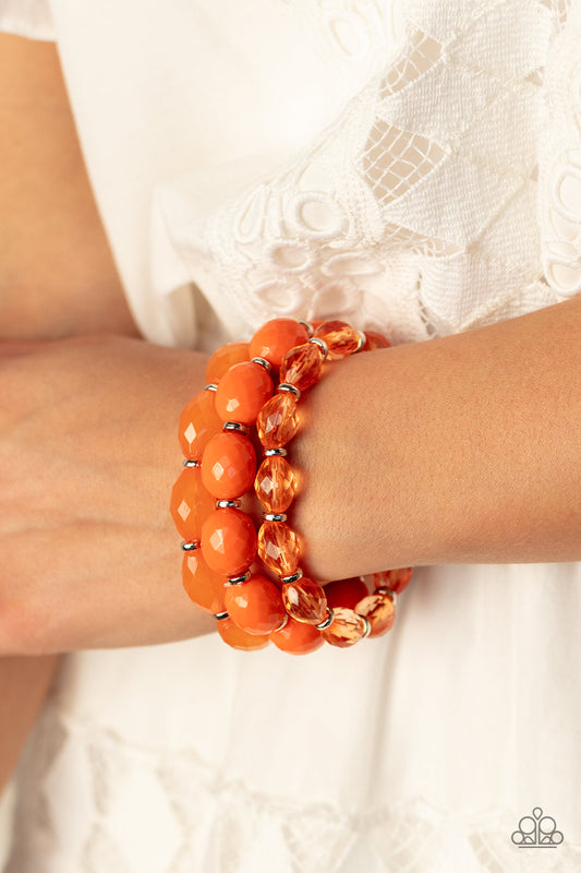 High Tide Hammock - Orange Paparazzi Bracelet