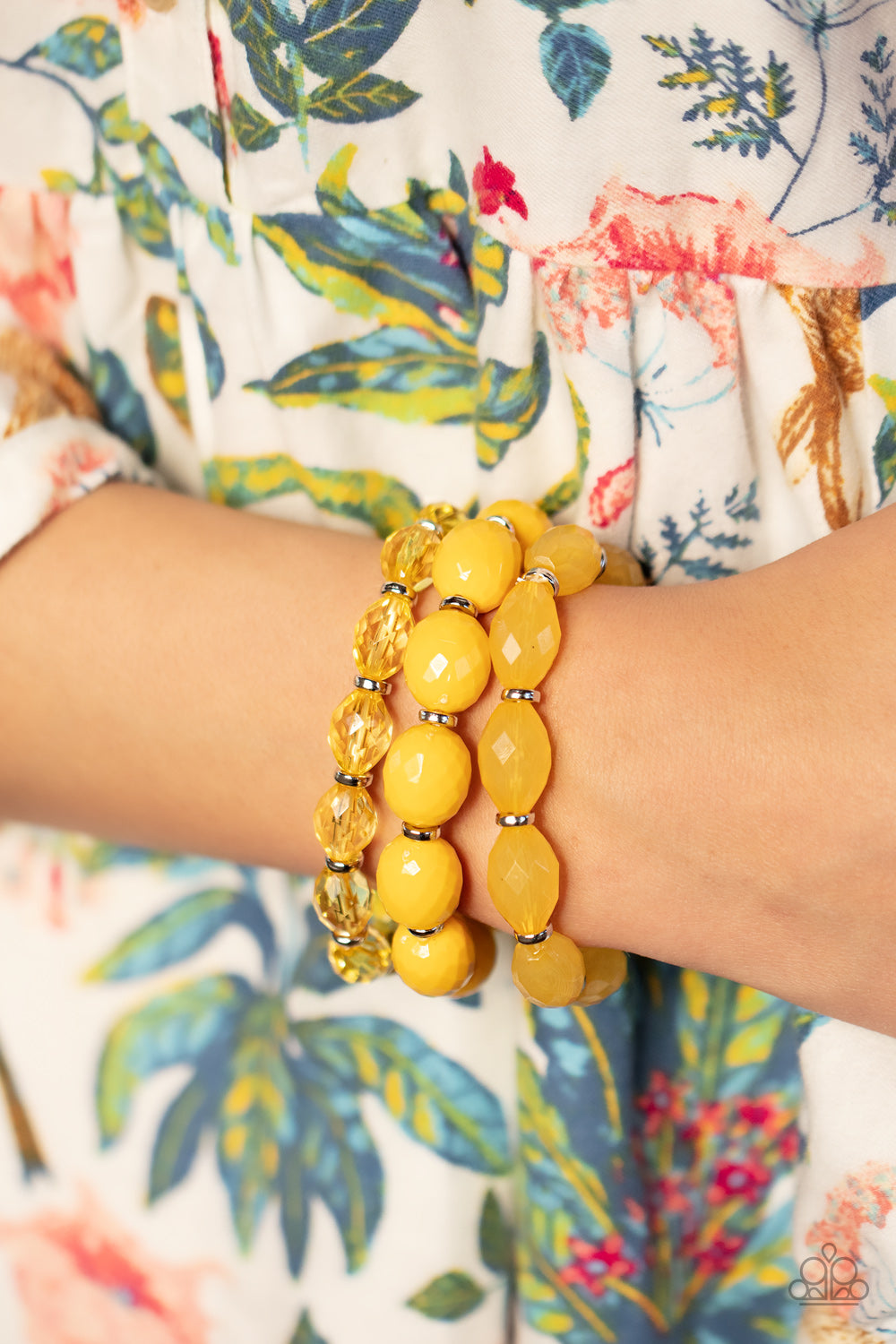 High Tide Hammock - Yellow Paparazzi Bracelet