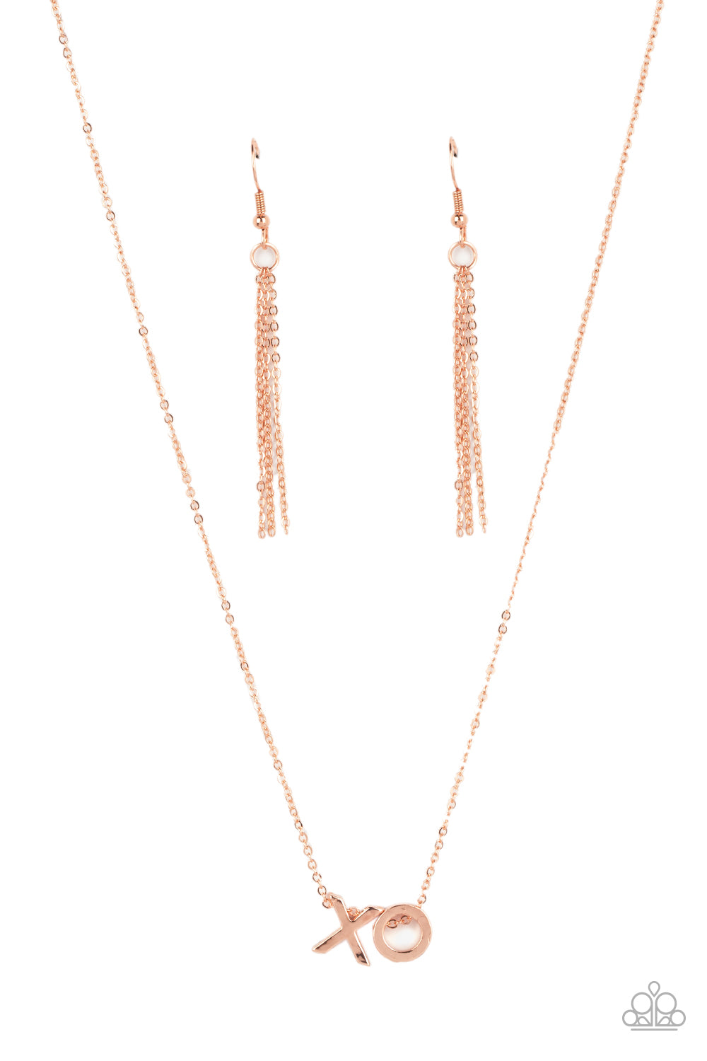 Hugs and Kisses - Copper Paparazzi Necklace