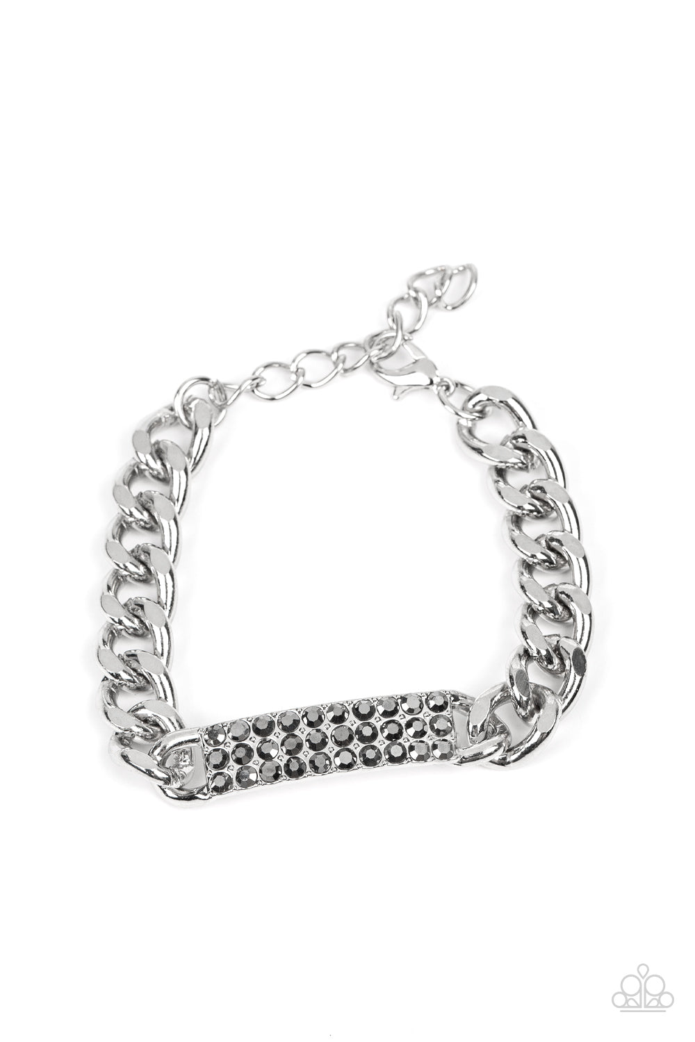 Paparazzi Icy Impact - Silver Bracelet