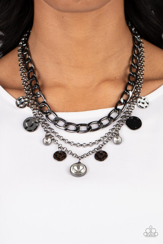 Paparazzi Industrial Noise - Black  Necklace