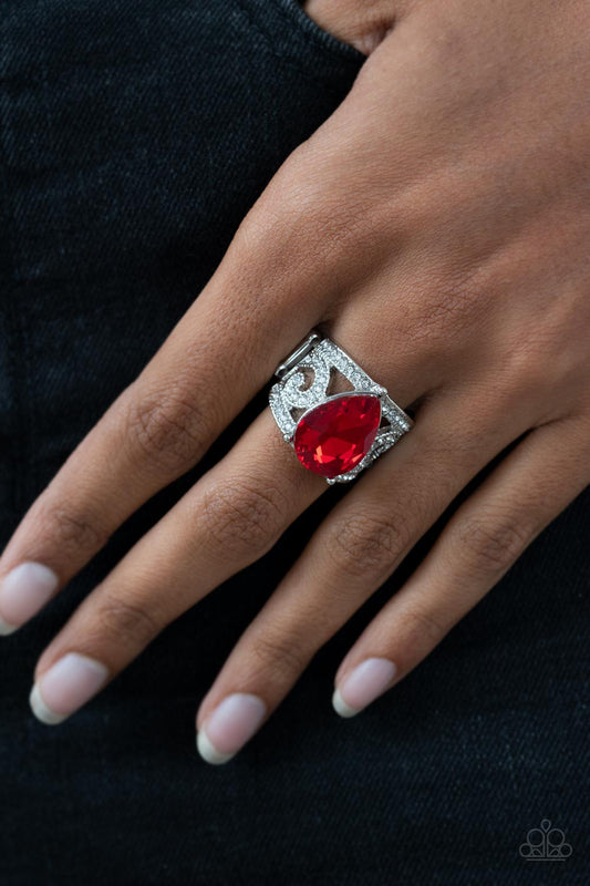 Kinda a Big Deal - Red Paparazzi Ring