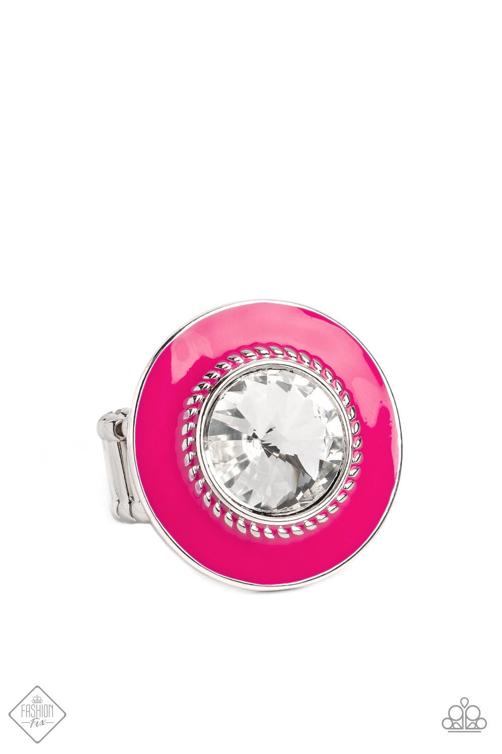 Ladylike Levity - Pink Paparazzi Ring