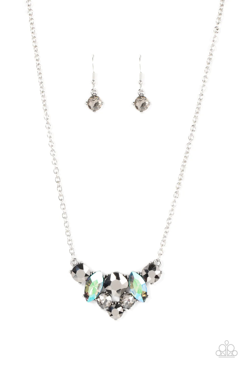 Lavishly Loaded - Silver Paparazzi Necklace