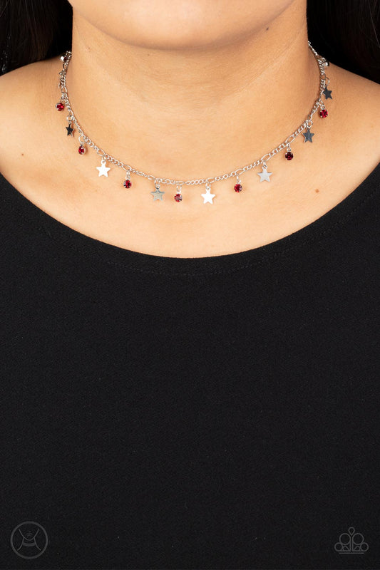 Little Lady Liberty - Red Paparazzi Necklace