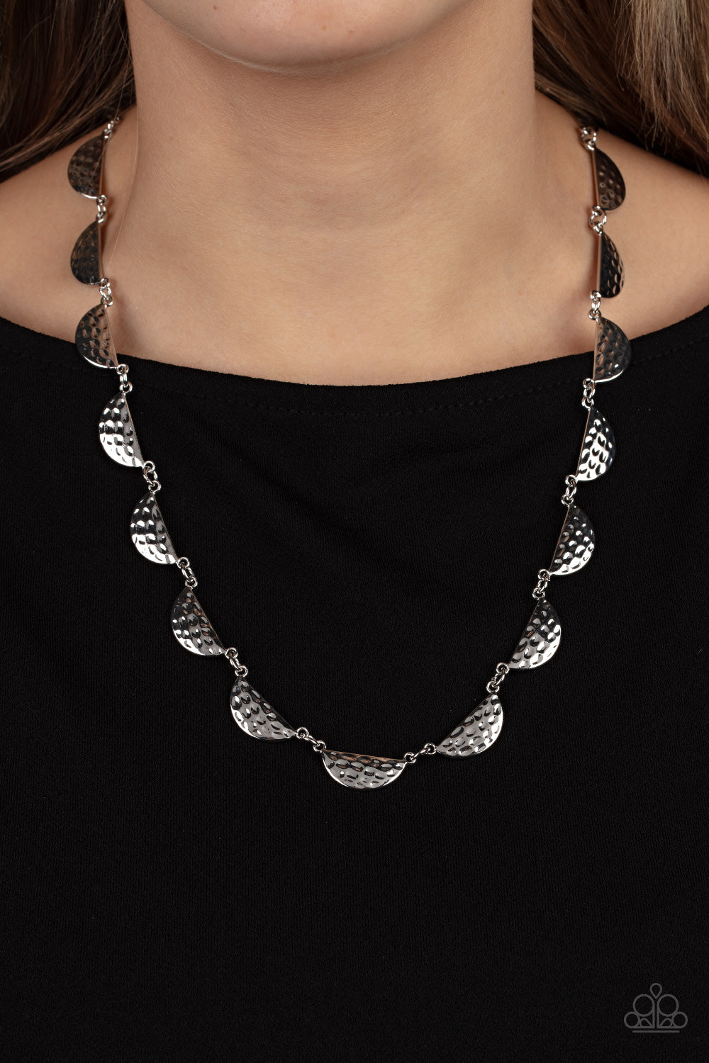 Lunar Jungle - Silver Paparazzi Necklace