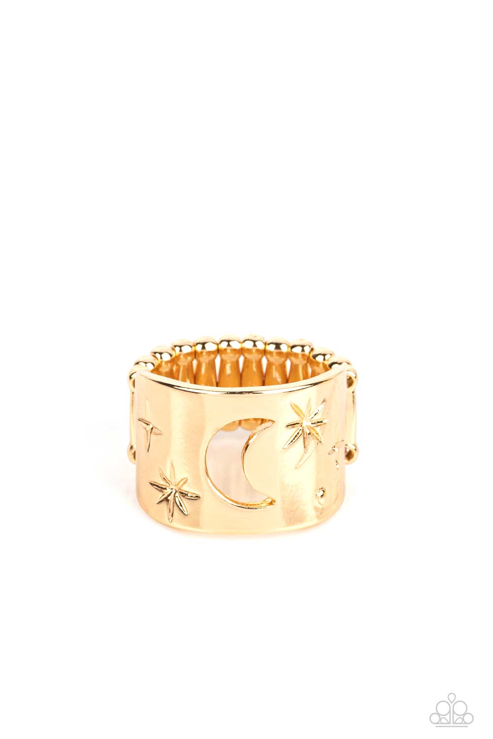 Paparazzi Lunar Levels - Gold Ring