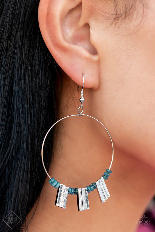 Paparazzi Luxe Lagoon - Blue Earrings