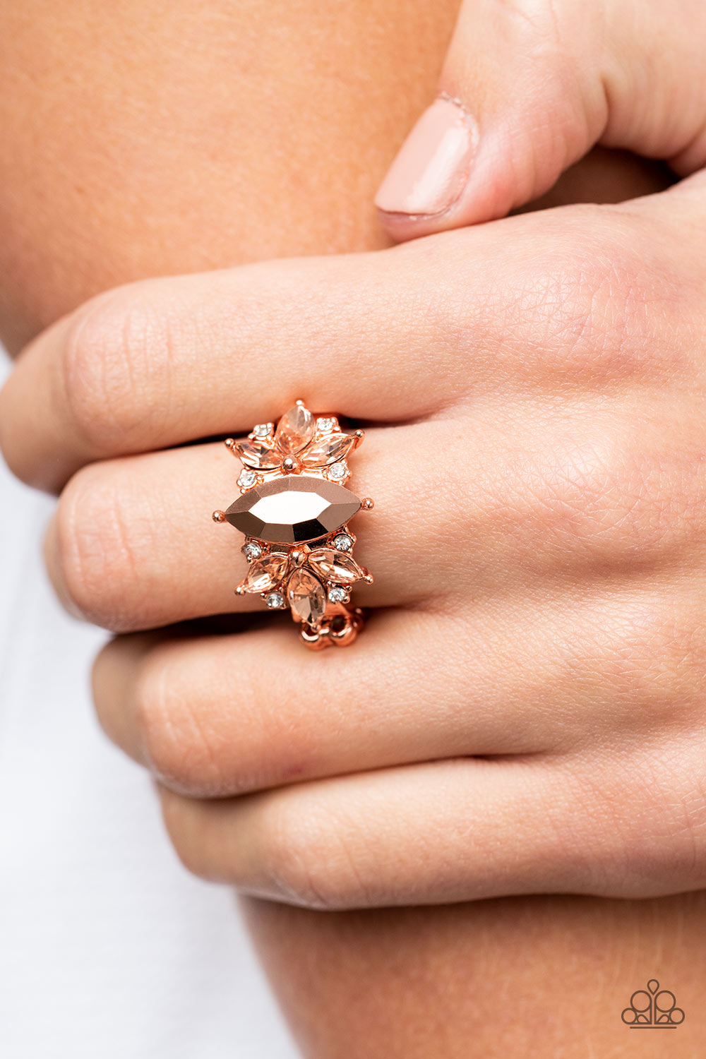 Luxury Luster - Copper Paparazzi Ring