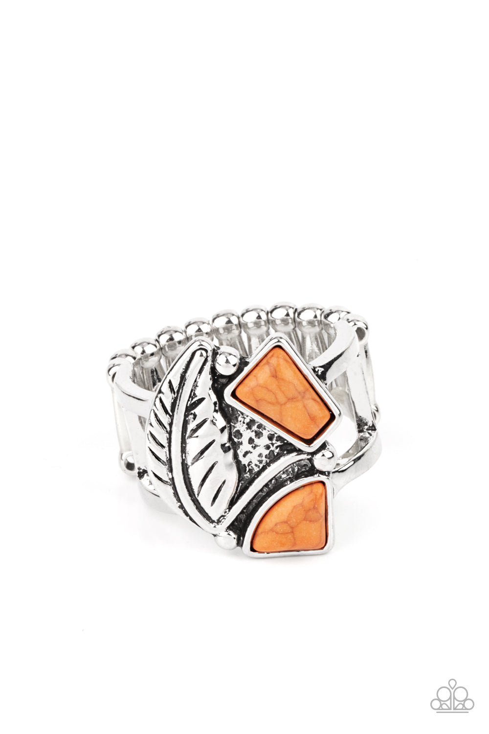 Make the NEST of It - Orange Paparazzi Ring