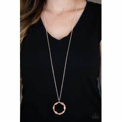 Millennial Minimalist Copper Necklace - Paparazzi Necklace