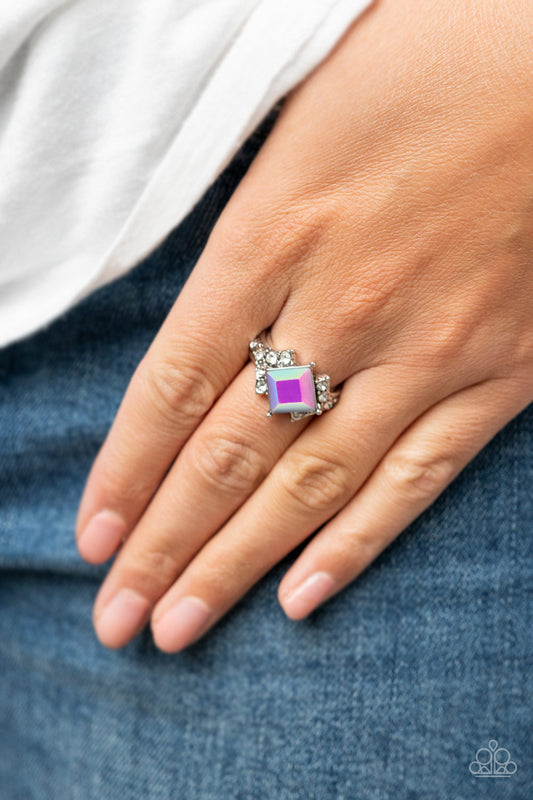 Mind-Blowing Brilliance - Purple Paparazzi Ring