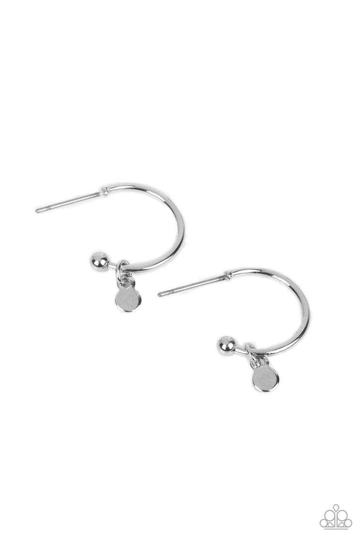 Paparazzi Modern Model - Silver Earrings