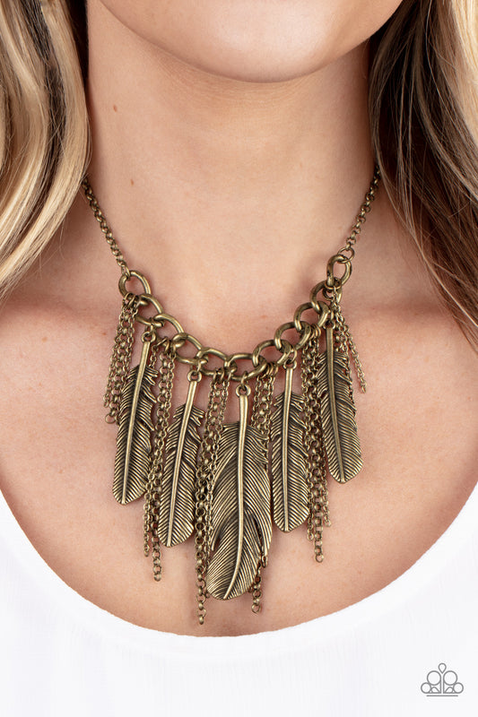 NEST Friends Forever - Brass Paparazzi Necklace