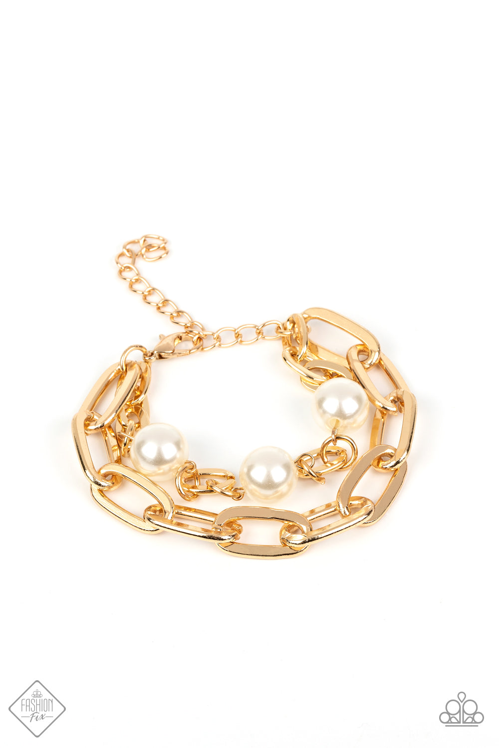 Paparazzi Nautical Mileage - Gold Bracelet