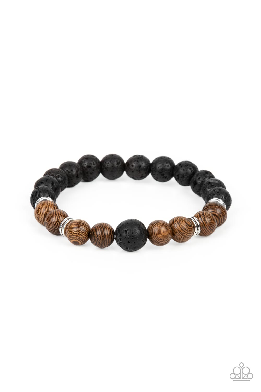 Paparazzi Neutral Zone - Brown Bracelet