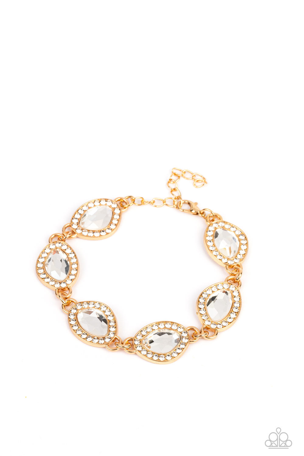 Next-Level Sparkle - Gold Paparazzi Bracelet