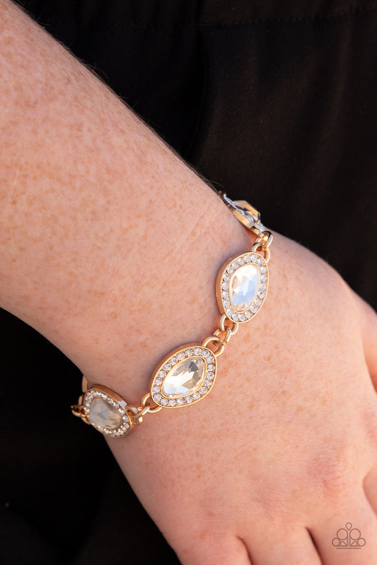 Next-Level Sparkle - Gold Paparazzi Bracelet