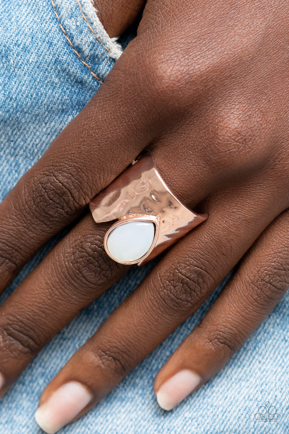 Paparazzi Optimistically Oracle - Rose Gold Ring