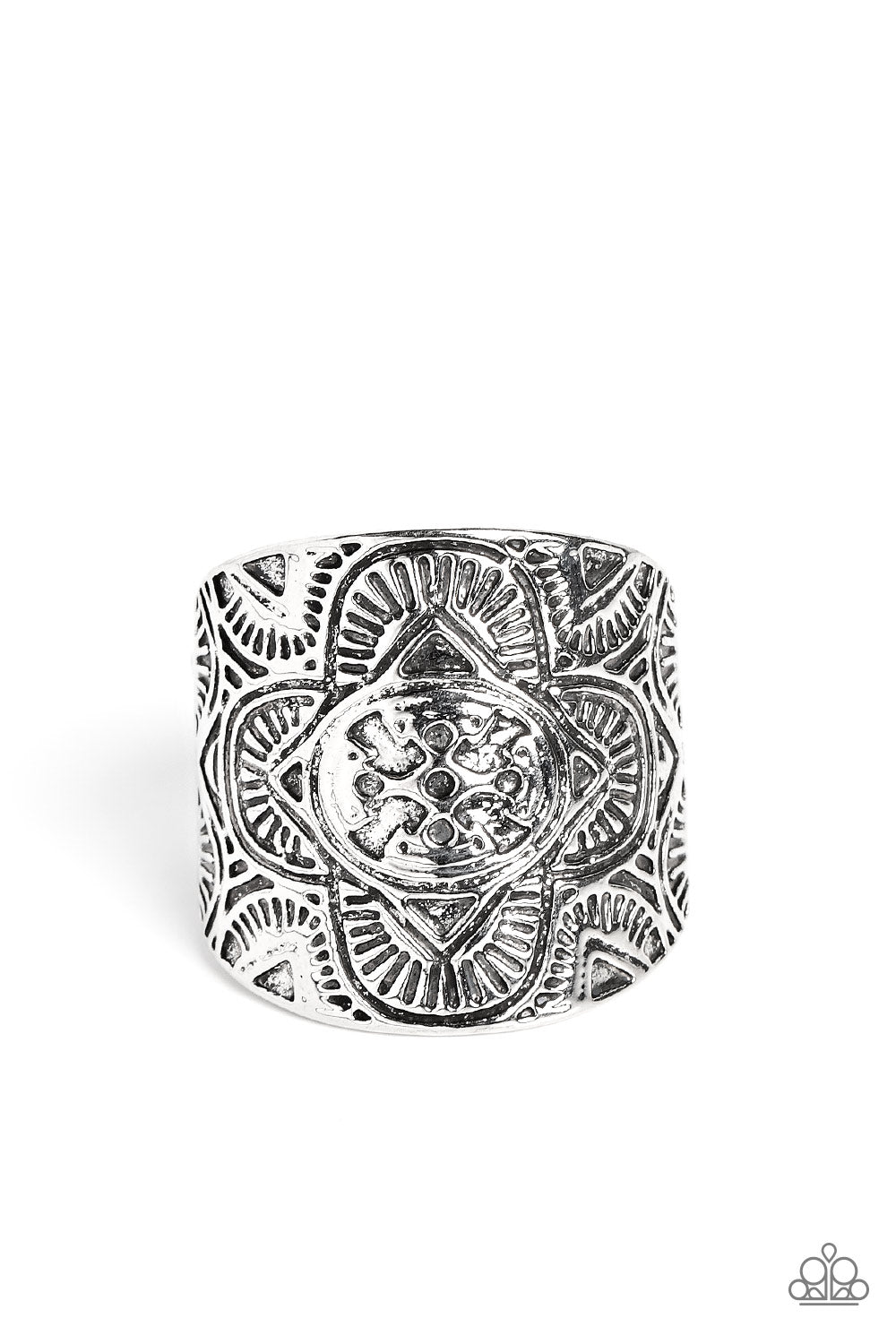 Paparazzi Argentine Arches - Silver Ring