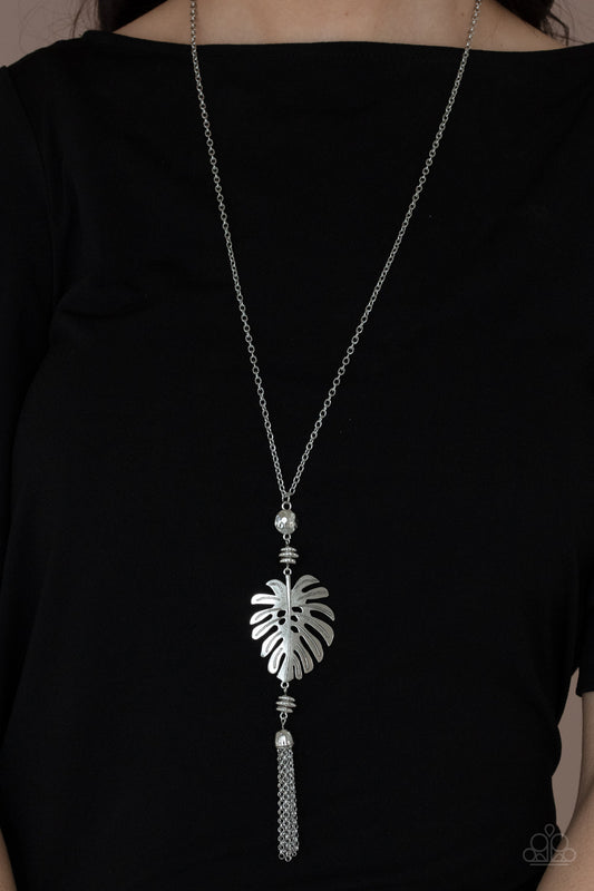 Palm Promenade - Silver - Paparazzi Necklace