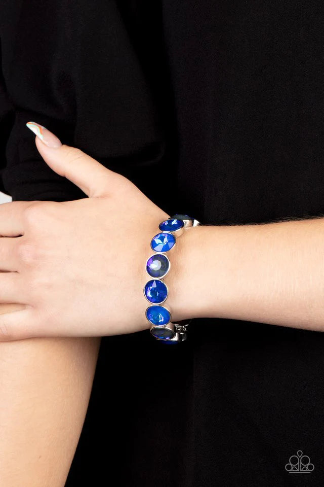 Paparazzi Radiant on Repeat - Blue Bracelet