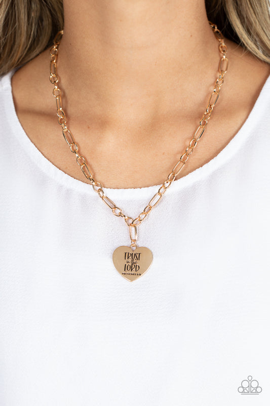 Paparazzi Perennial Proverbs - Gold Necklace