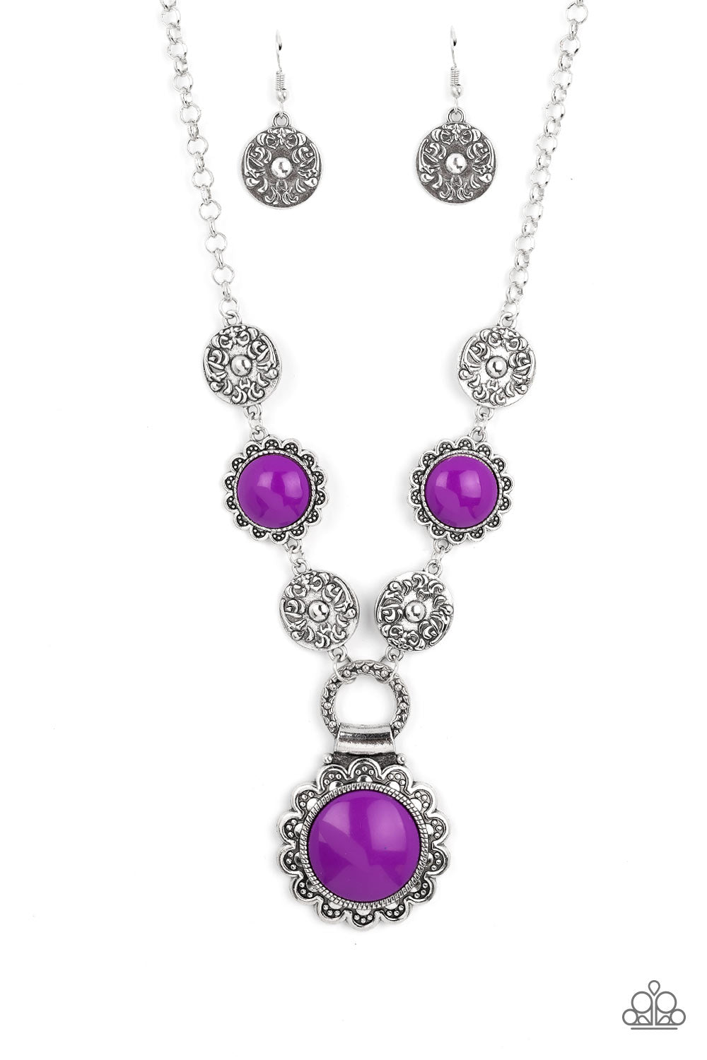 Poppy Persuasion - Purple Paparazzi Necklace