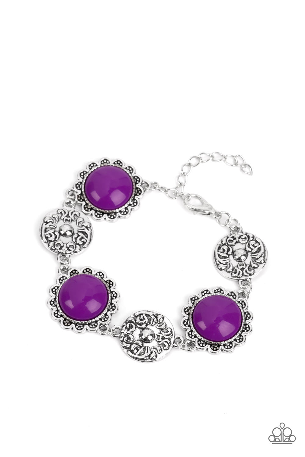 Positively Poppy - Purple Paparazzi Bracelet