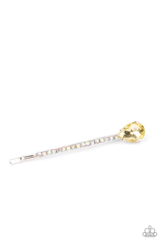 Paparazzi Princess Precision - Yellow Hair Pin